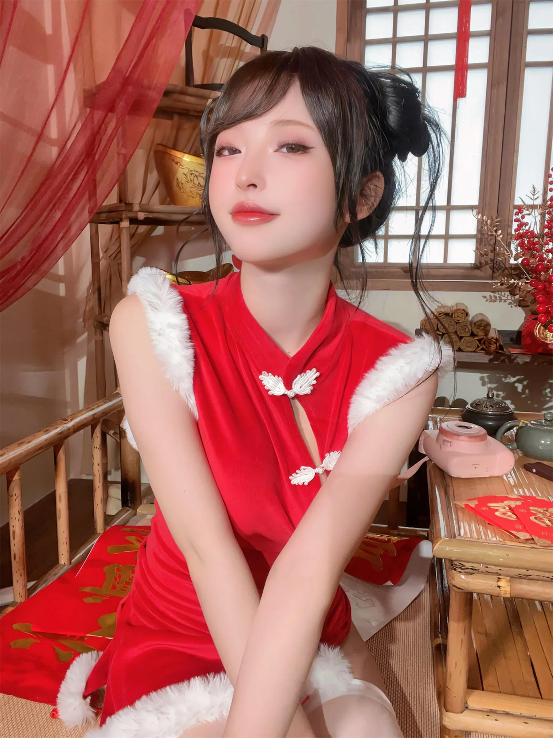 清水由乃 – NO.45 2023新年旗袍 [77P]插图6